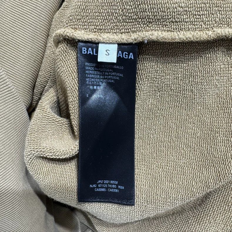Balenciaga Balenciaga Khaki Chest BB Small Letter Embroidered Logo Ro Size US S / EU 44-46 / 1 - 5 Thumbnail