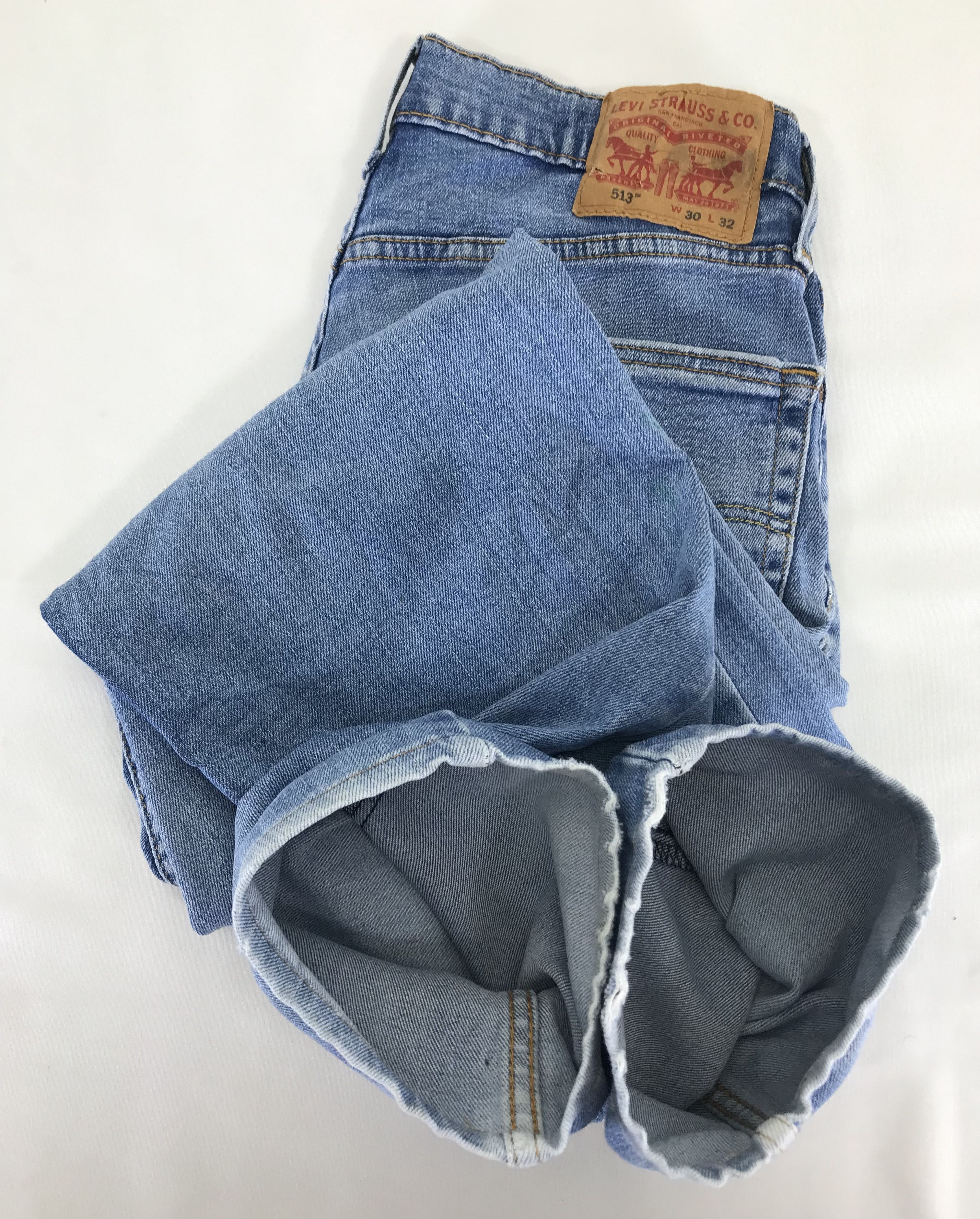 Levi's Vintage Levi's 513 Blue Washed Jeans Size US 30 / EU 46 - 14 Thumbnail