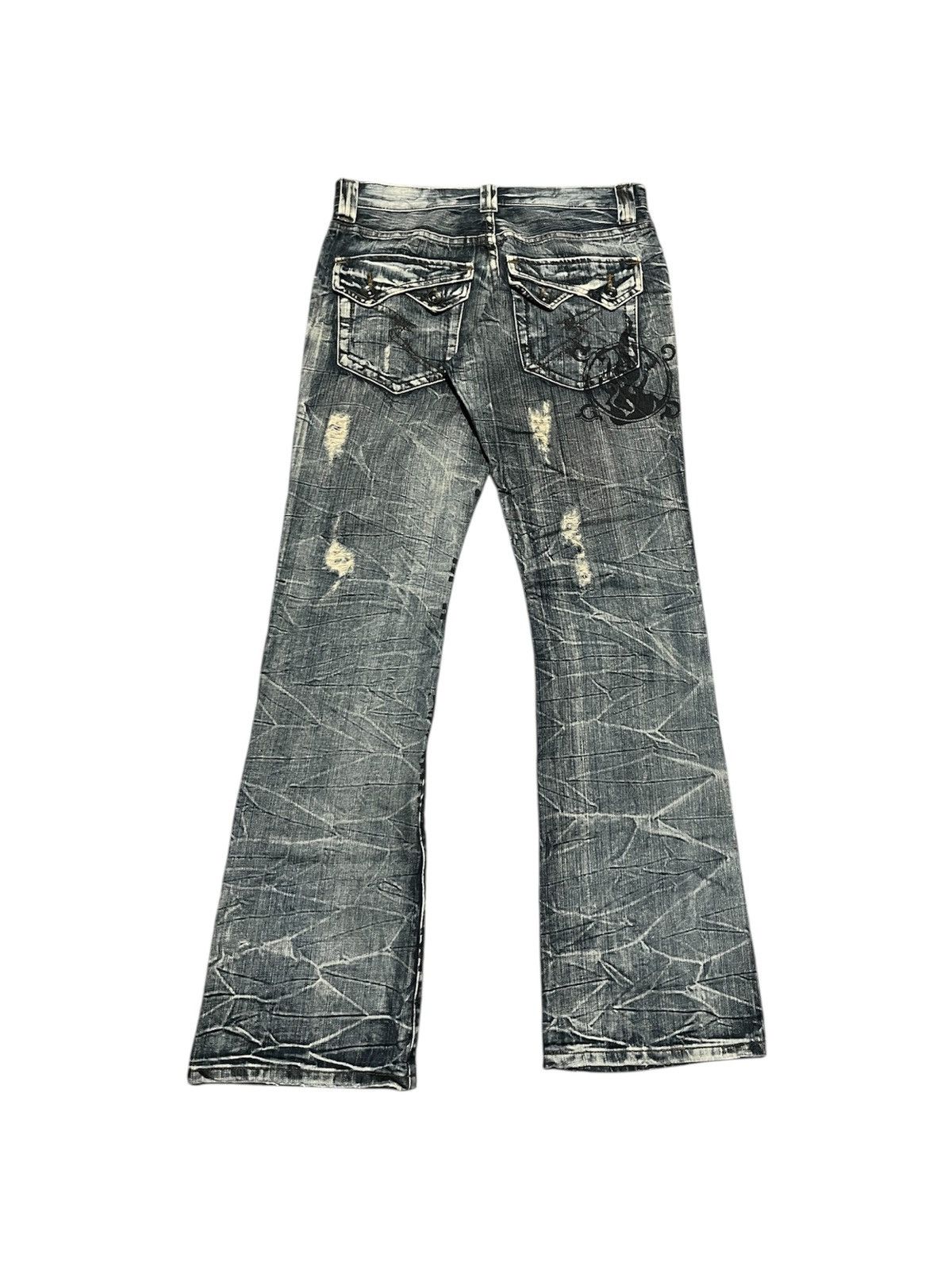 semanticdesign Semantic Design Peotic Punk Flare Jean Size US 32 / EU 48 - 2 Thumbnail