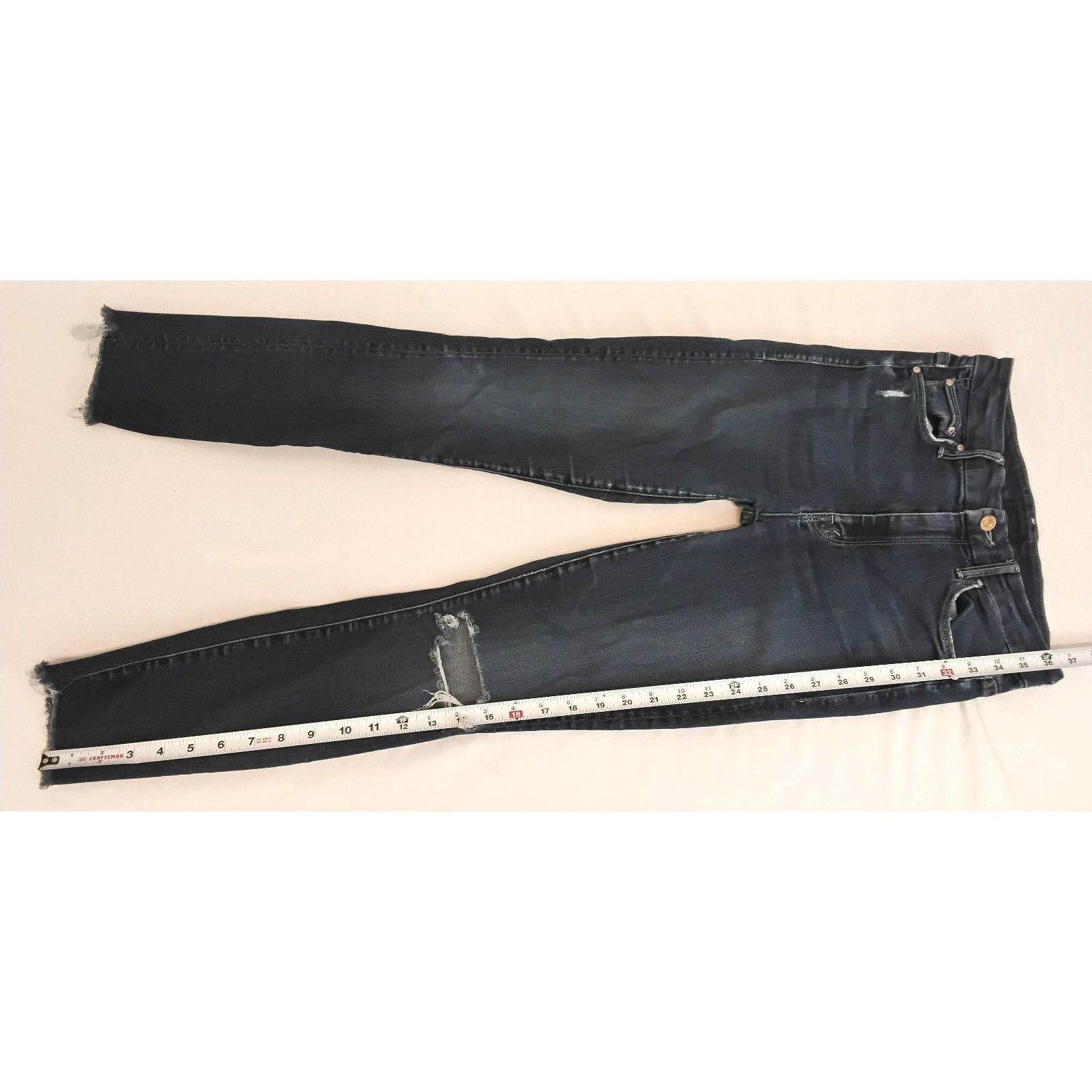 MOTHER Mother Denim Jeans Women's 26 High Waisted Looker Size 26" / US 2 / IT 38 - 15 Thumbnail