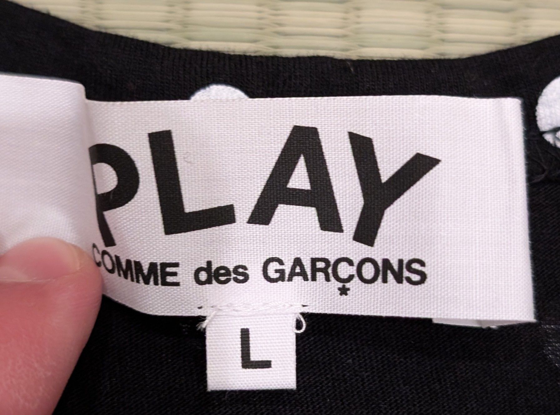Comme des Garcons PLAY Comme Des Garcons PLAY Polka Dot Long Sleeve Jersey Shirt Size L / US 10 / IT 46 - 3 Thumbnail