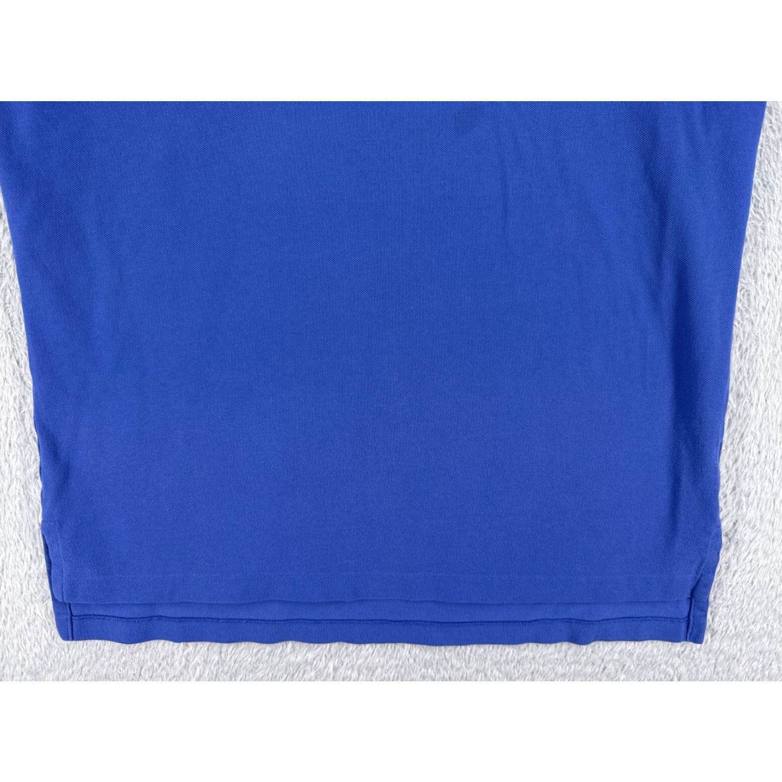 Ralph Lauren VINTAGE Ralph Lauren Polo Shirt Men Large Blue 100% Cotton Knit Short Sleeve Slim PONY Golf Mens Size US L / EU 52-54 / 3 - 5 Thumbnail