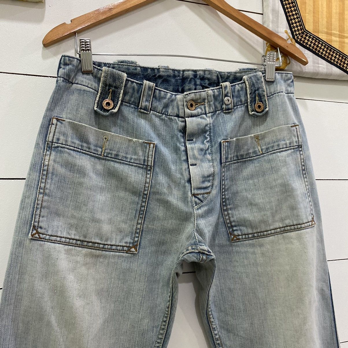 Diesel × If Six Was Nine × Le Grande Bleu (L.G.B.) Diesel Multipocket Bush Denim Jeans Size US 31 - 4 Thumbnail