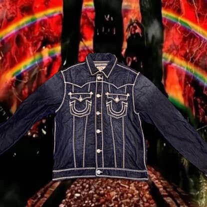 True Religion True Religion Jimmy Big QT Distressed Denim Jacket