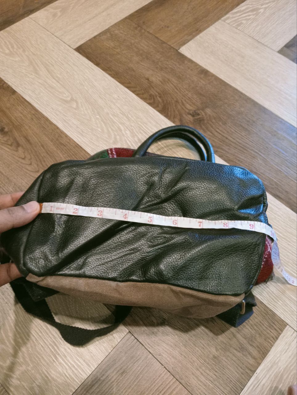 Harris Tweed HARRIS TWEED BRITISH GREEN WOOL LEATHER BACKPACK Size ONE SIZE - 12 Thumbnail