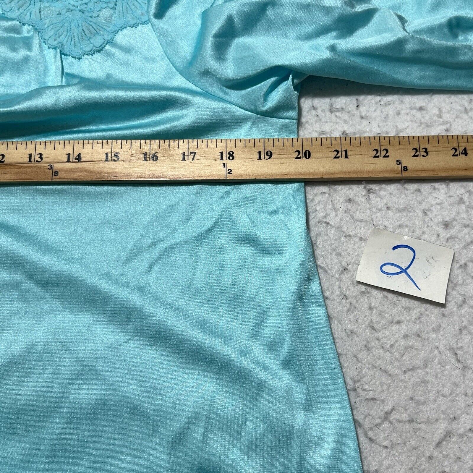 Vintage Vintage Vanity Fair Small Satin Nightgown Sleep Dres Size ONE SIZE - 9 Thumbnail