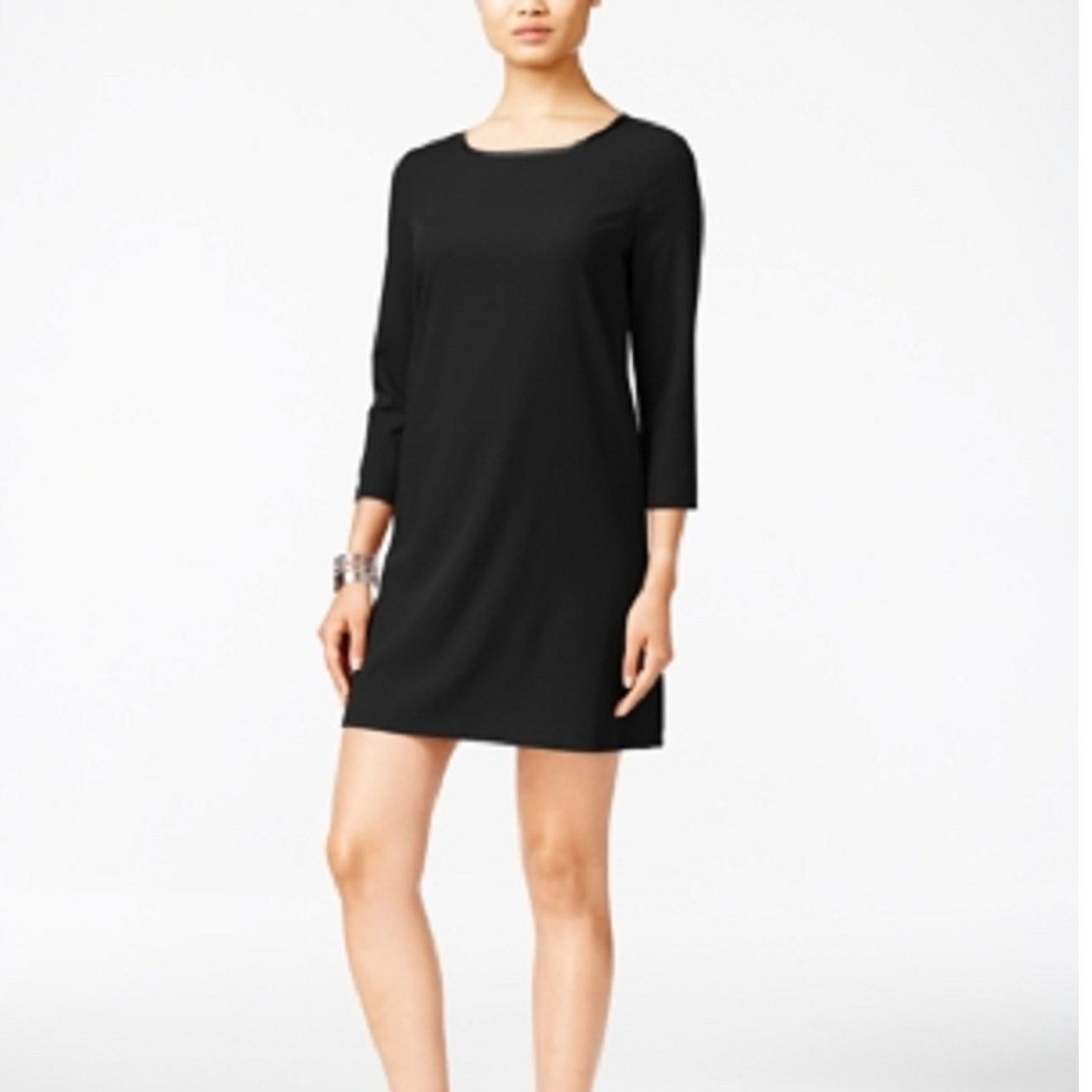 Ecco Eci New York Dress M Black Cocktail Mini Evening Minimalist Size M / US 6-8 / IT 42-44 - 1 Thumbnail