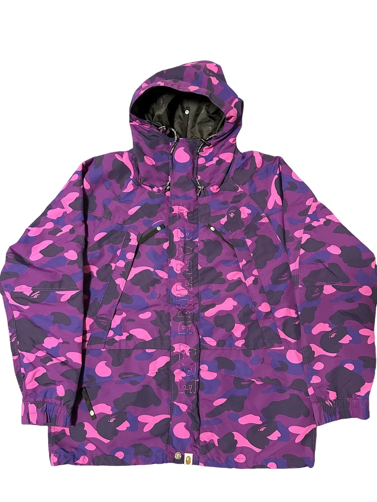 Bape A Bathing Ape Purple Camo Shark Jacket Size XXL Size US XXL / EU 58 / 5 - 1 Thumbnail