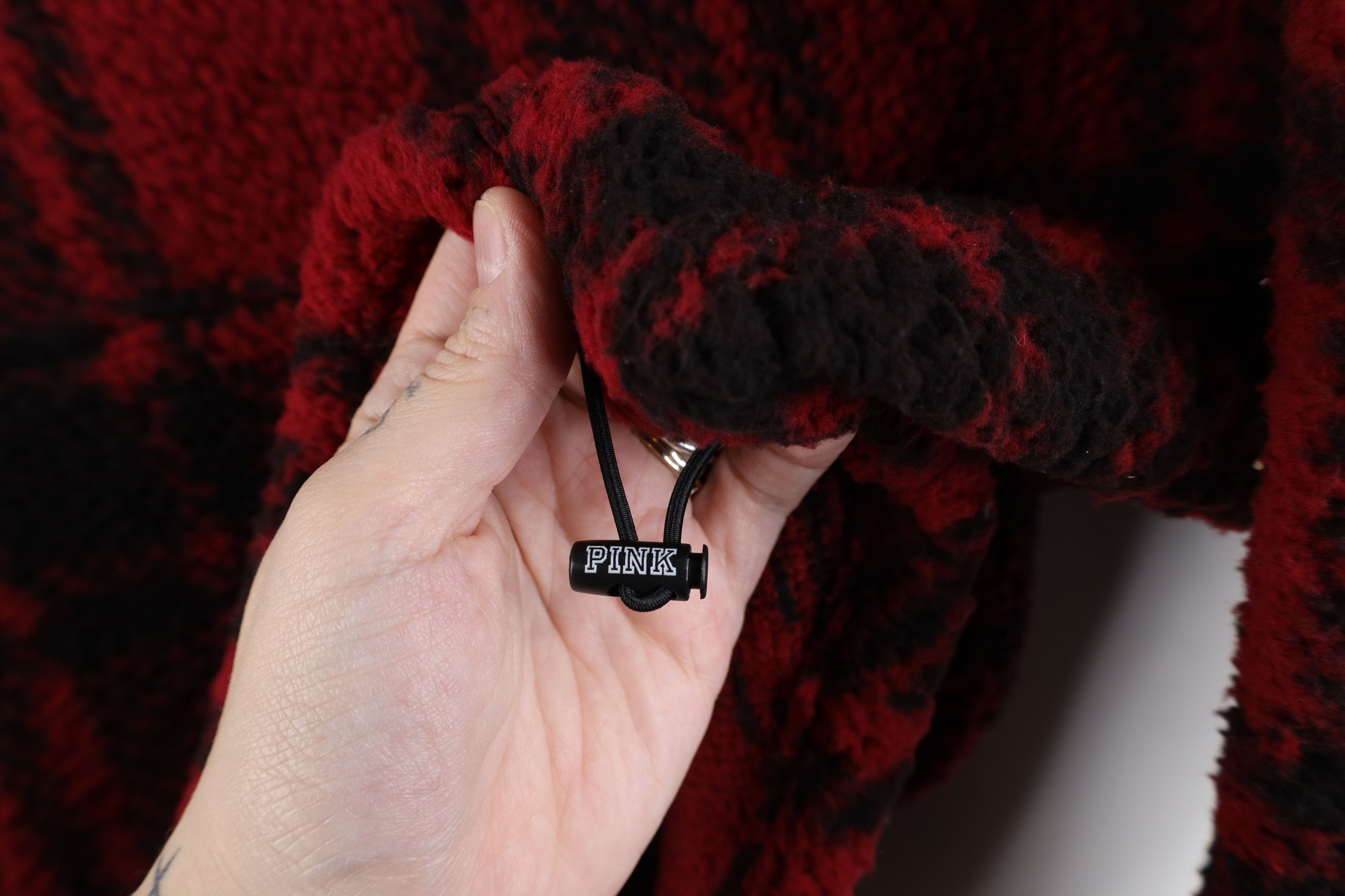 Vintage Deadstock Vintage Y2K Pink Victorias Secret Fleece Hoodie Size XS / US 0-2 / IT 36-38 - 4 Thumbnail