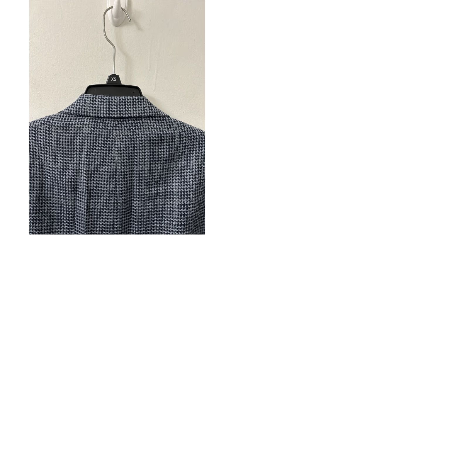 Brooks Brothers VINTAGE Brooks Brothers Blazer Mens 41 Blue Houndstooth Wool Blend Sport Jacket Button Closure US Made Winter 31” Mens Size 42R - 9 Thumbnail