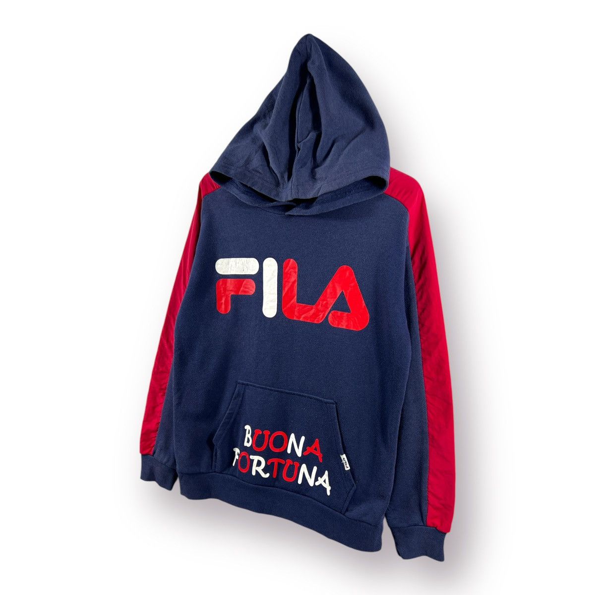 Fila 🔥 Fila Buona Fortuna ITALY Streetwear Sweat hoodie - 160 Size US S / EU 44-46 / 1 - 2 Thumbnail