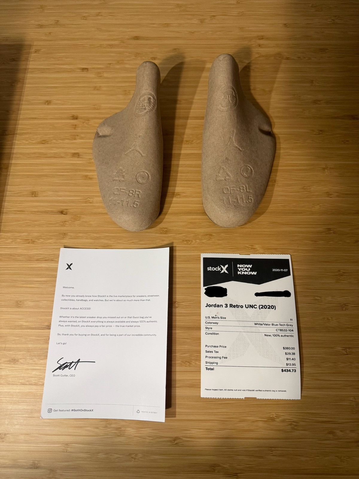 Jordan Brand Air Jordan 3 Retro 'UNC' Size US 11 / EU 44 - 6 Thumbnail