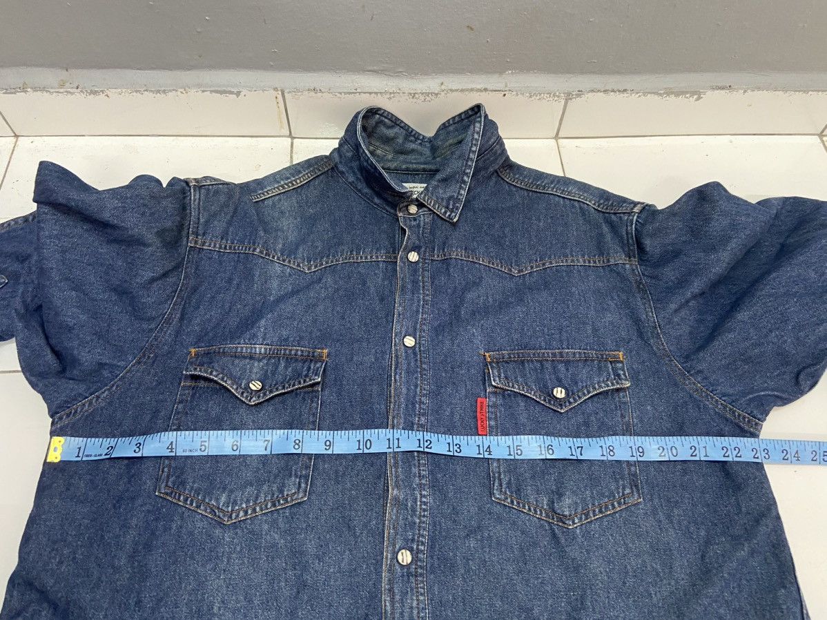 Japanese Brand VINTAGE LUCKY STRIKE WESTERN DENIM SHIRT Size US L / EU 52-54 / 3 - 12 Thumbnail