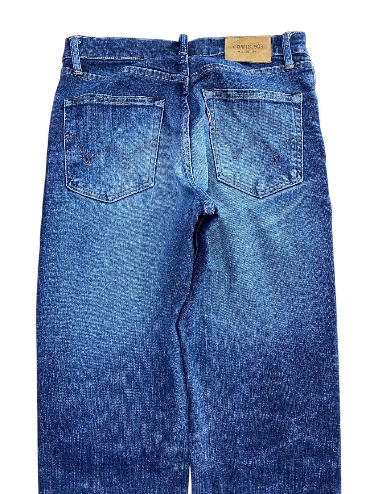 Edwin Vintage Edwin Blue Faded Wash Style Straight Cut Jeans Size US 29 - 4 Thumbnail