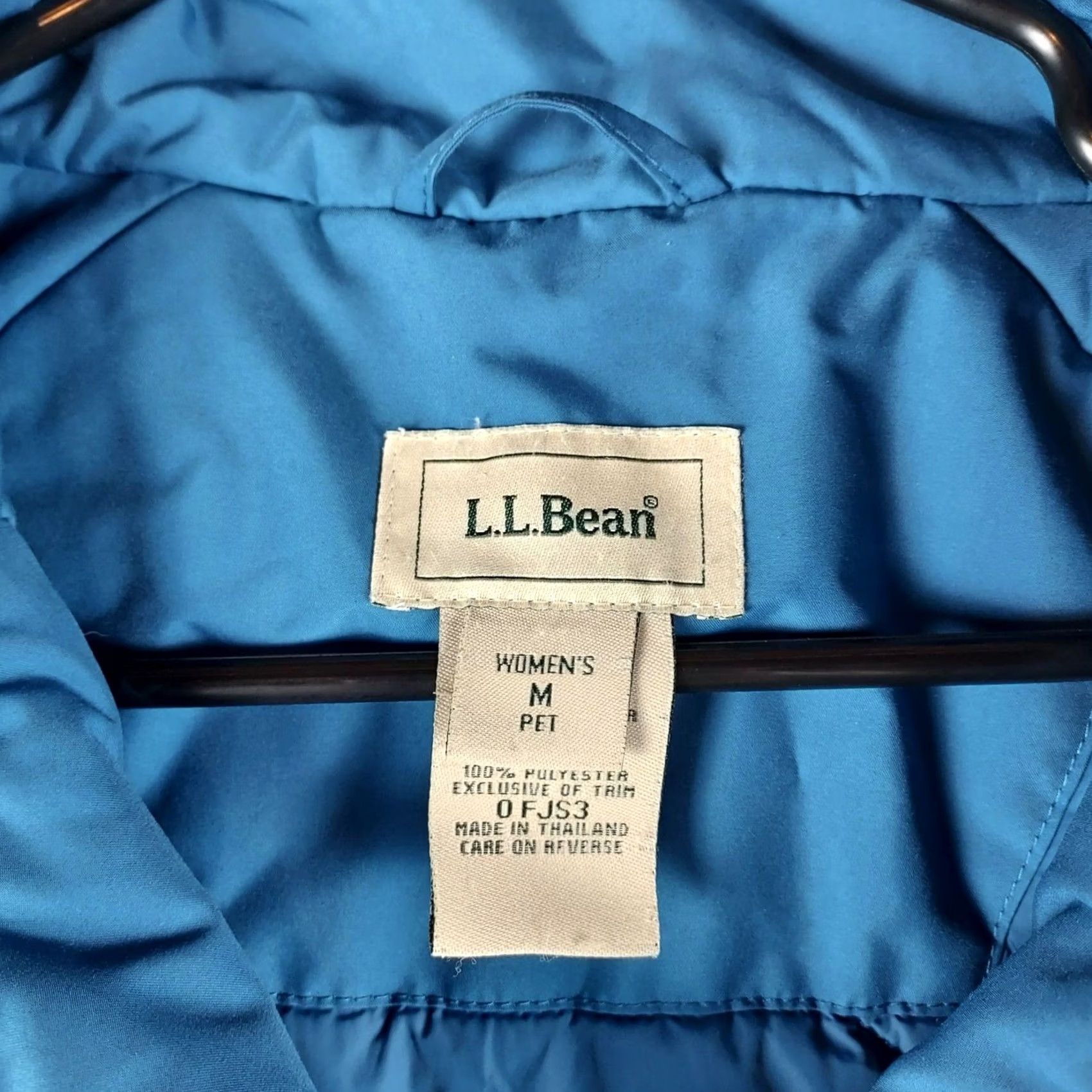 Vintage VINTAGE? No — LL Bean Womens Winter Coat Regular M Blue Zip Front Insulated Pockets Nylon Polyester Coat Women Winter Blue Jacket Size M / US 6-8 / IT 42-44 - 6 Thumbnail
