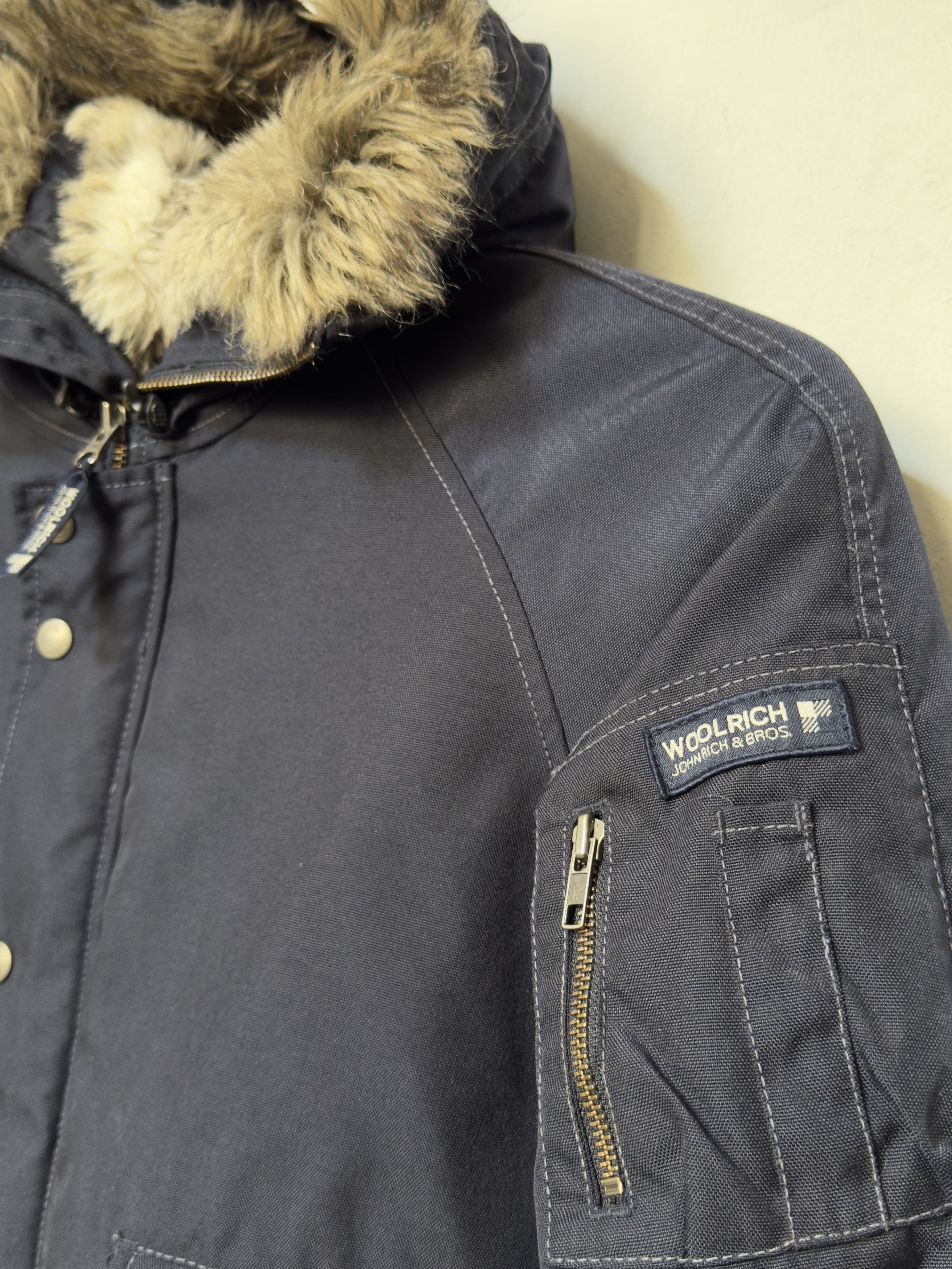 Woolrich Woolen Mills 🔥 bomber jacket puffer hooded fur size M Size US M / EU 48-50 / 2 - 7 Thumbnail