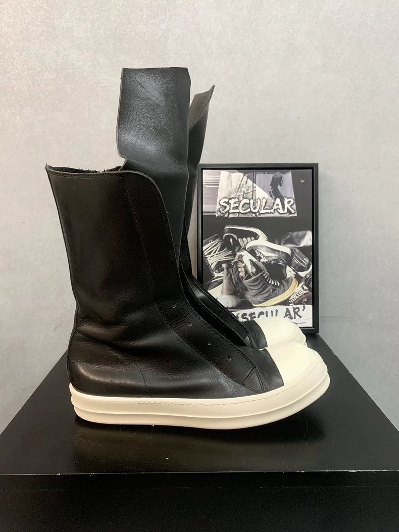 Rick Owens Rick Owens Classic Black High-2508 Size US 8 / EU 41 - 4 Thumbnail