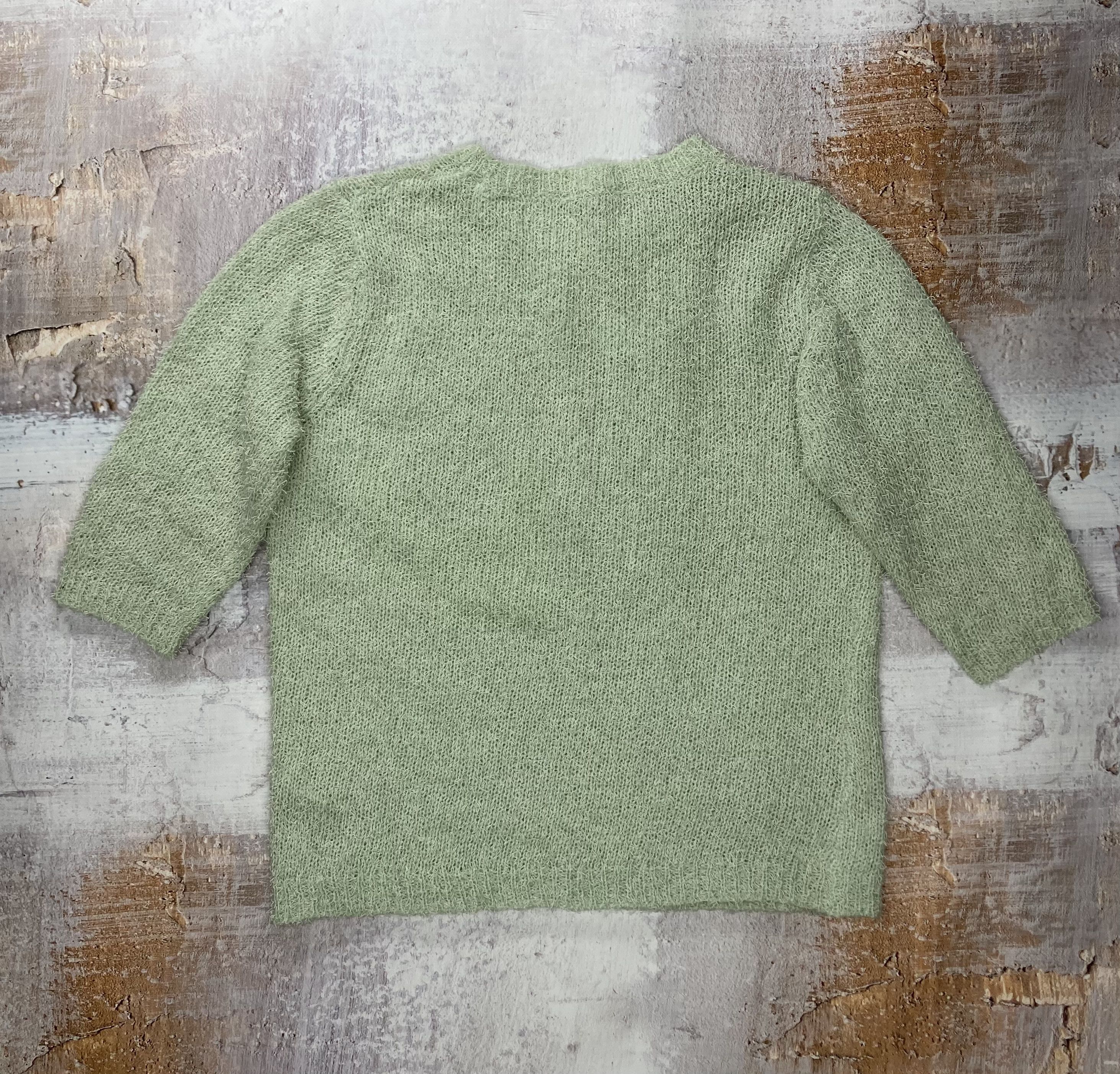Vintage Vintage Knitted Sweater Short Sleeve Women’s Size 16UK/44 EU Size XL / US 12-14 / IT 48-50 - 5 Thumbnail