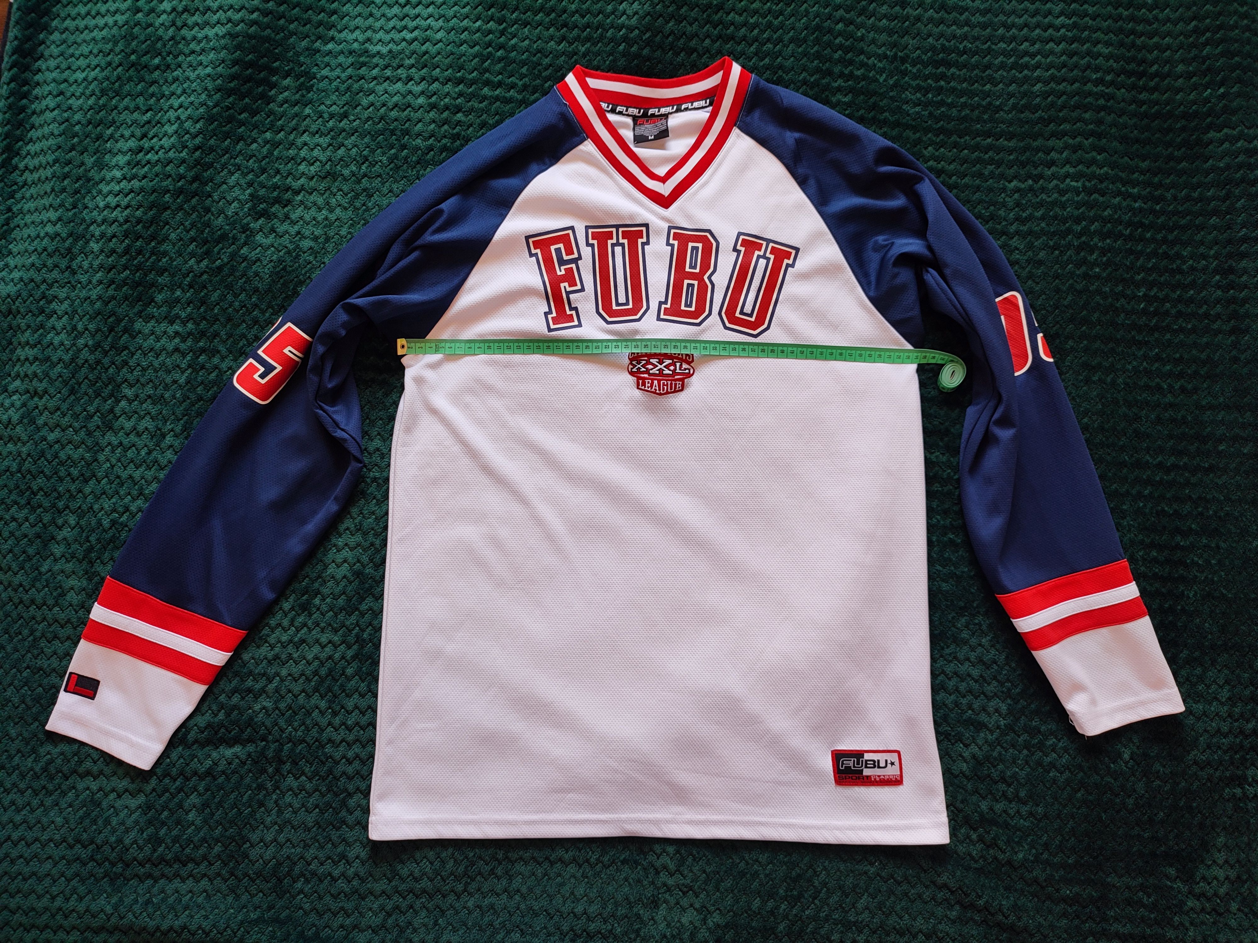 Fubu × Vintage FUBU Vintage 90s Jersey Old School Hip Hop Shirt Long Sleeve Size US M / EU 48-50 / 2 - 4 Thumbnail