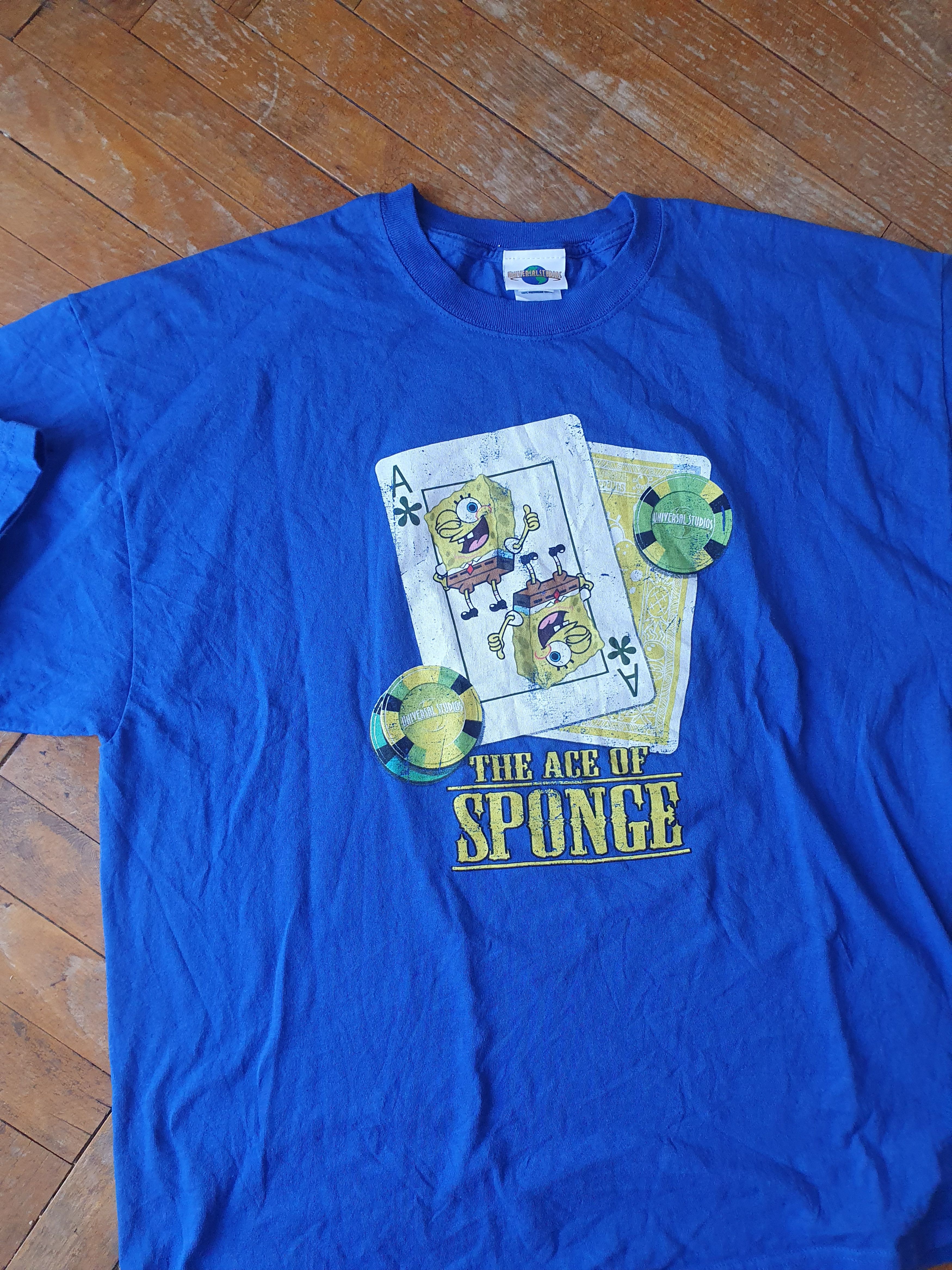 Universal Studios × Vintage Spongebob Universal Studios The Ace Of The Sponde tee sz XXL Size US XXL / EU 58 / 5 - 6 Thumbnail