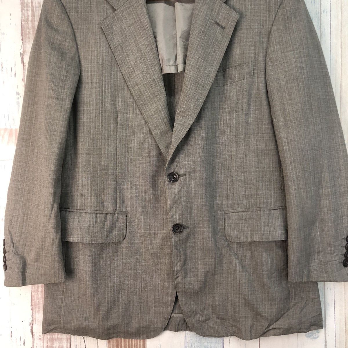 Burberry × Vintage Vintage Burberry London Blazer Size US L / EU 52-54 / 3 - 4 Thumbnail