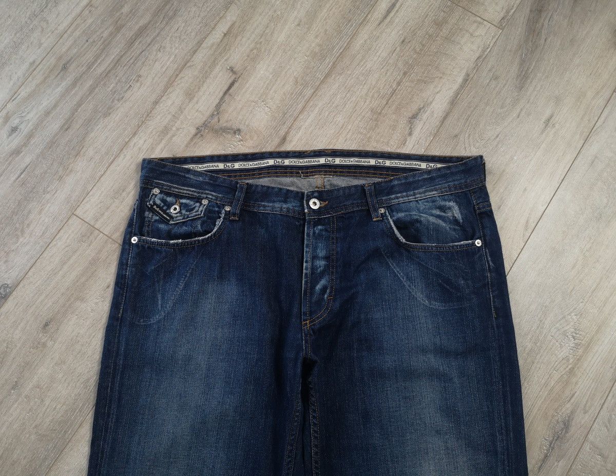 Dolce & Gabbana Dolce&gabbana Metal Logo Denim Pants Size US 40 / EU 56 - 4 Thumbnail