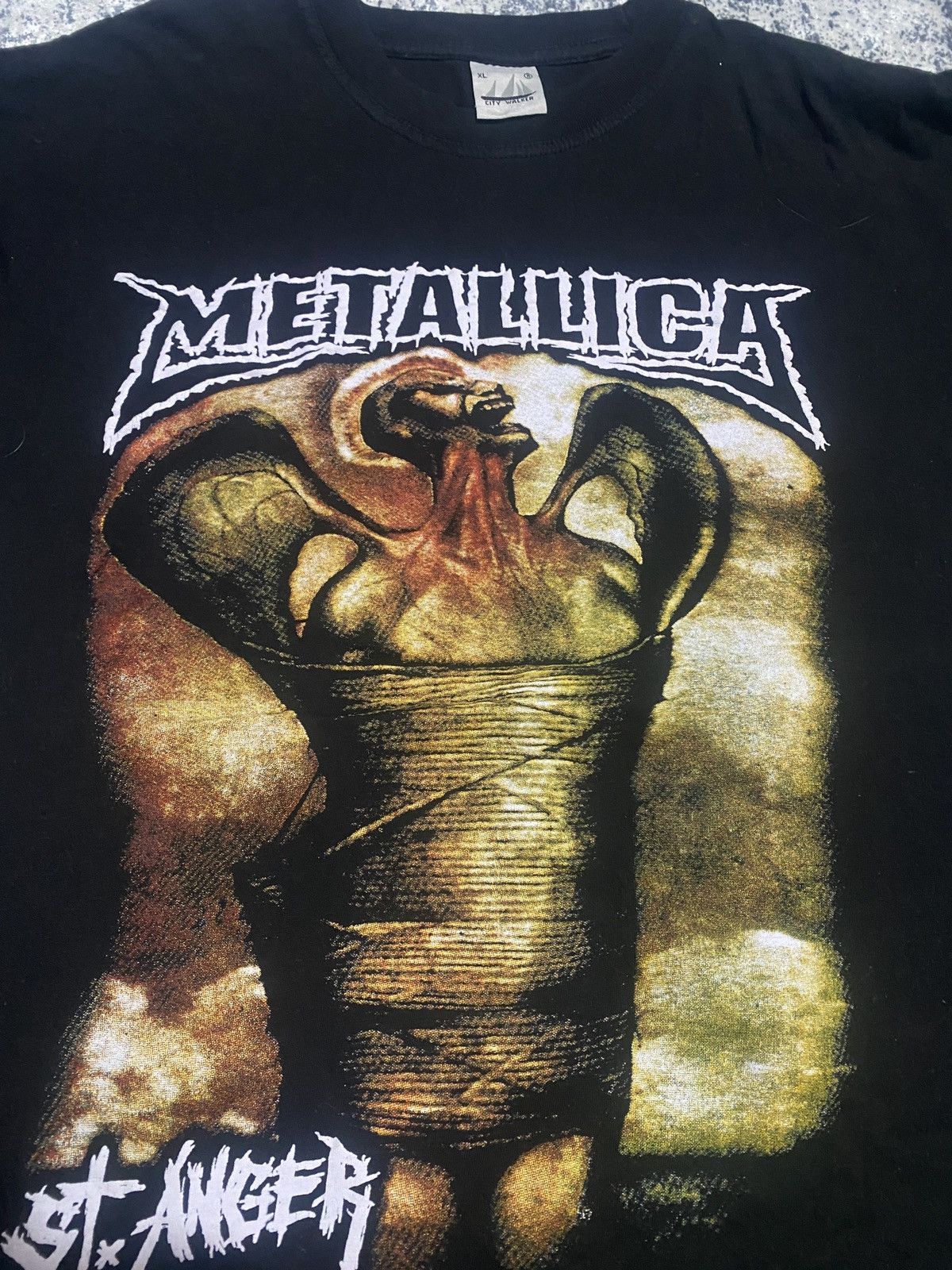 Band Tees × Metallica × Vintage Vintage Metallica st anger band Vintage 00s tee Size US L / EU 52-54 / 3 - 4 Thumbnail