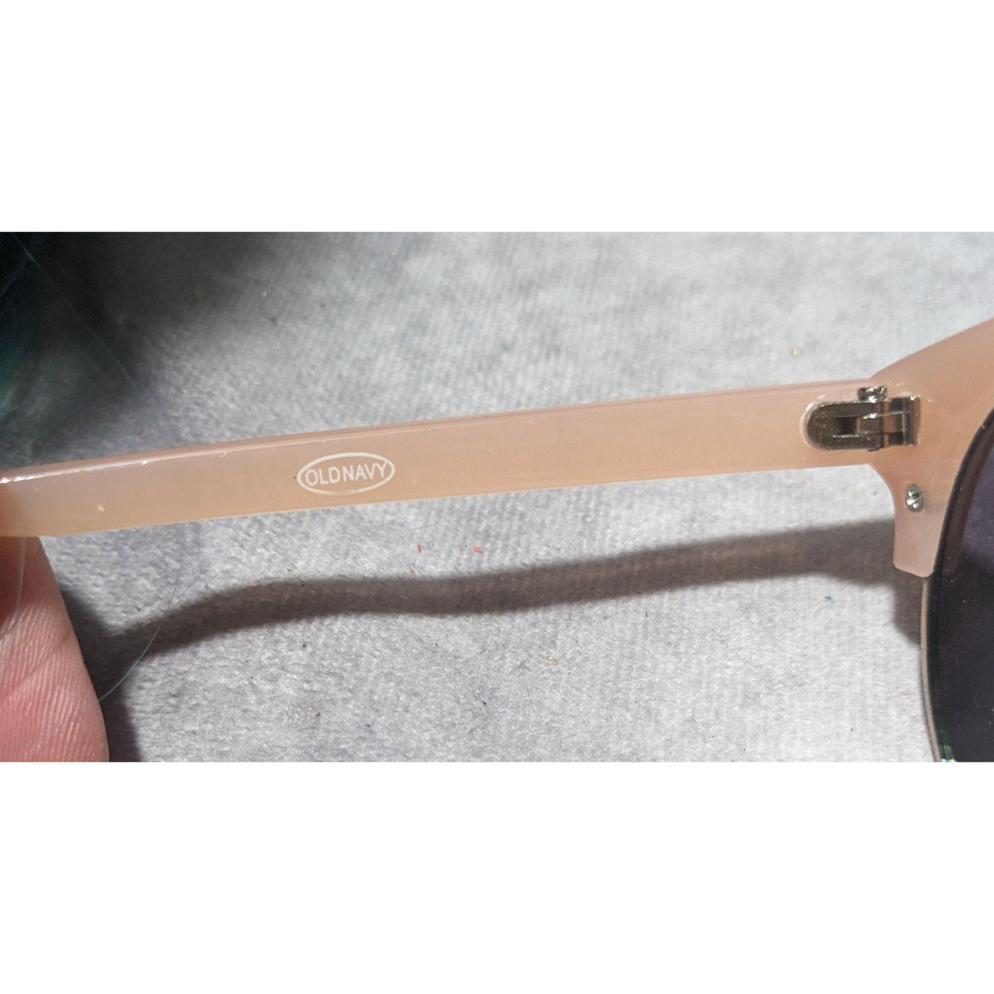 Old Navy Old Navy Pink Half Frame Mirror Sunglasses Size ONE SIZE - 7 Thumbnail