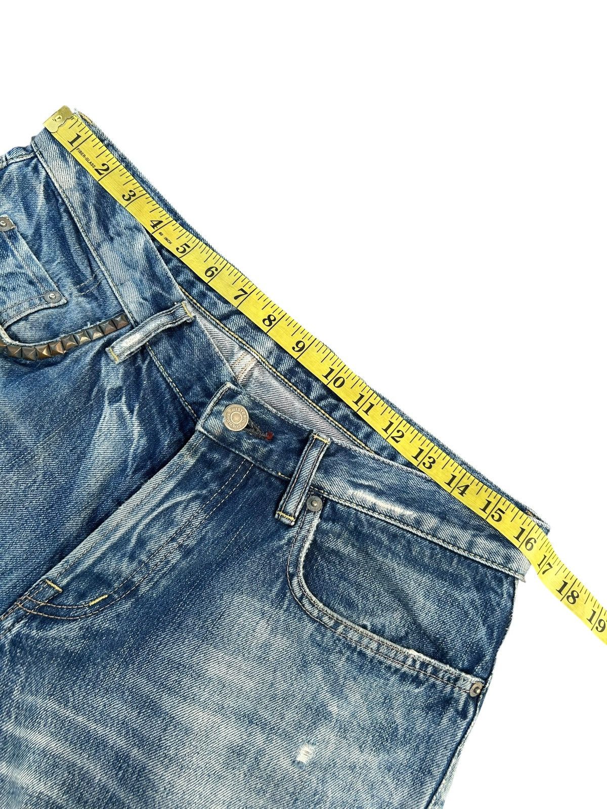 Hysteric Glamour Vintage Hysteric Glamour Selvedge Button Fly Punk Denim Jean Size US 33 - 18 Thumbnail
