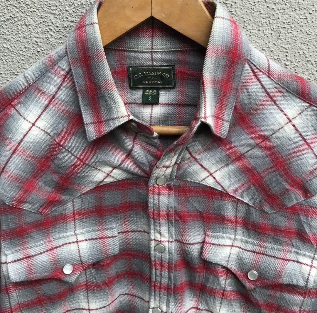Filson CC FILSON co shadow plaid shirt Size US M / EU 48-50 / 2 - 2 Thumbnail