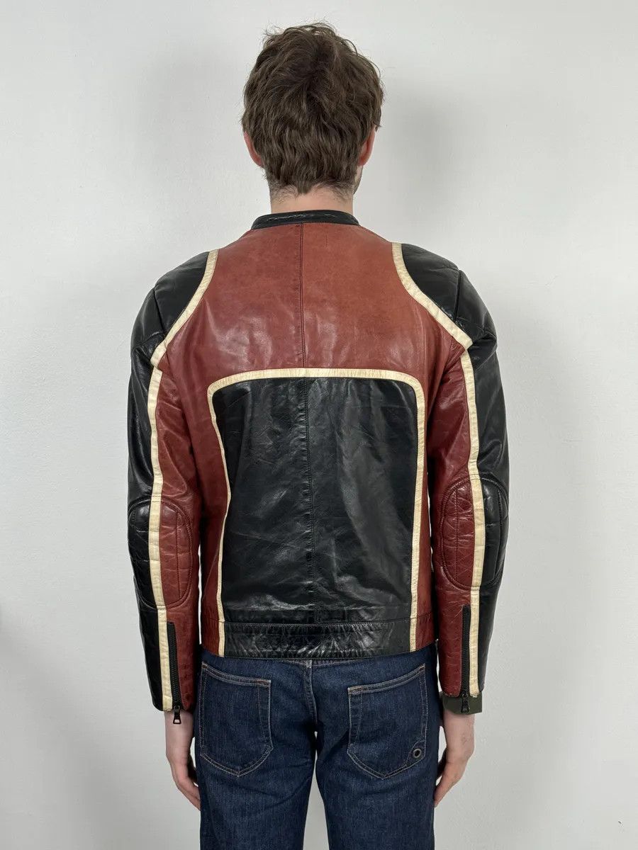 Prada AW2007 Prada Black & Red Biker Racer Leather Jacket Size US M / EU 48-50 / 2 - 2 Thumbnail