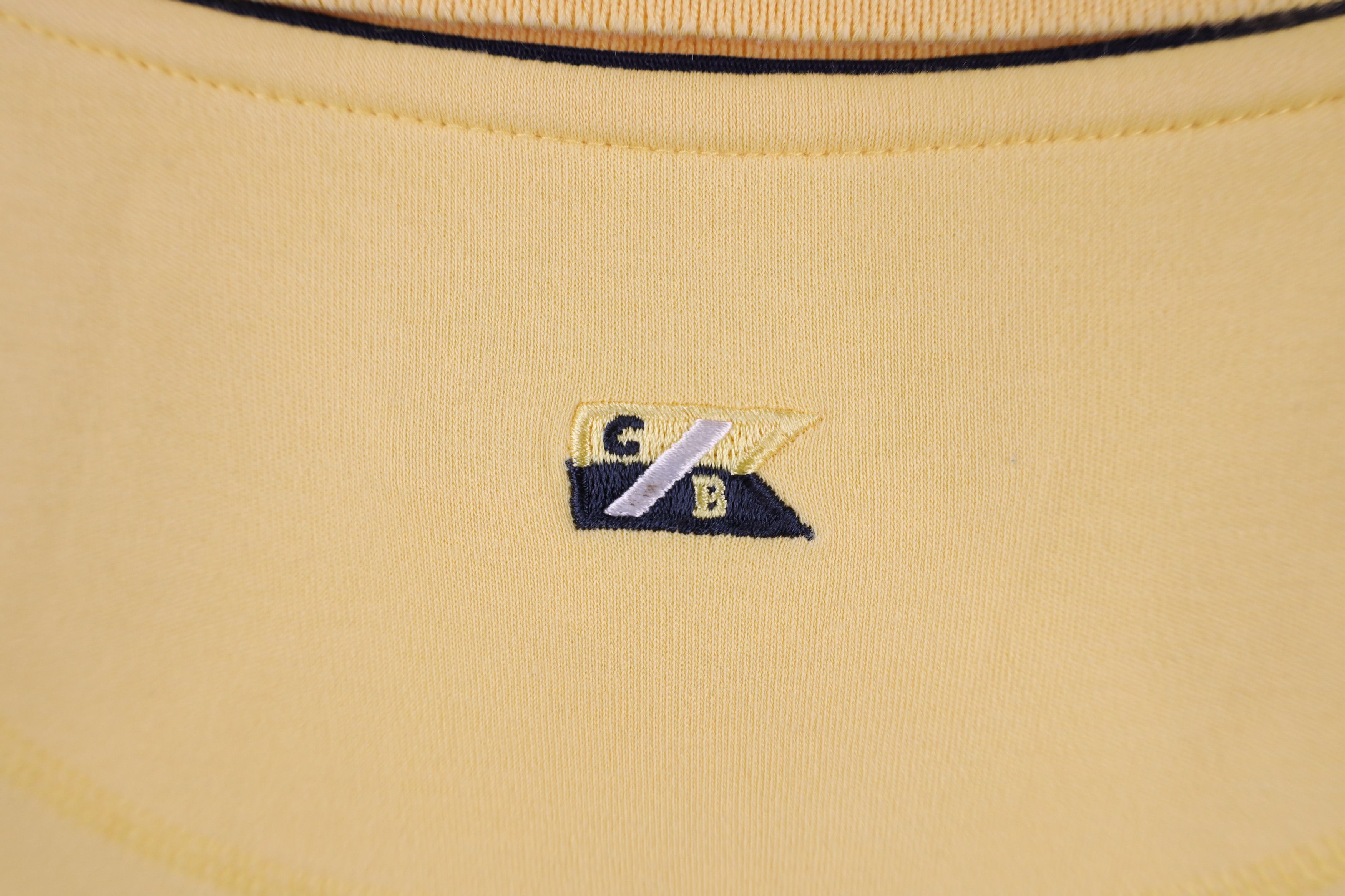Vintage Vintage 90s Dame University Collared Golf Polo Shirt Yellow Size US XXL / EU 58 / 5 - 8 Thumbnail