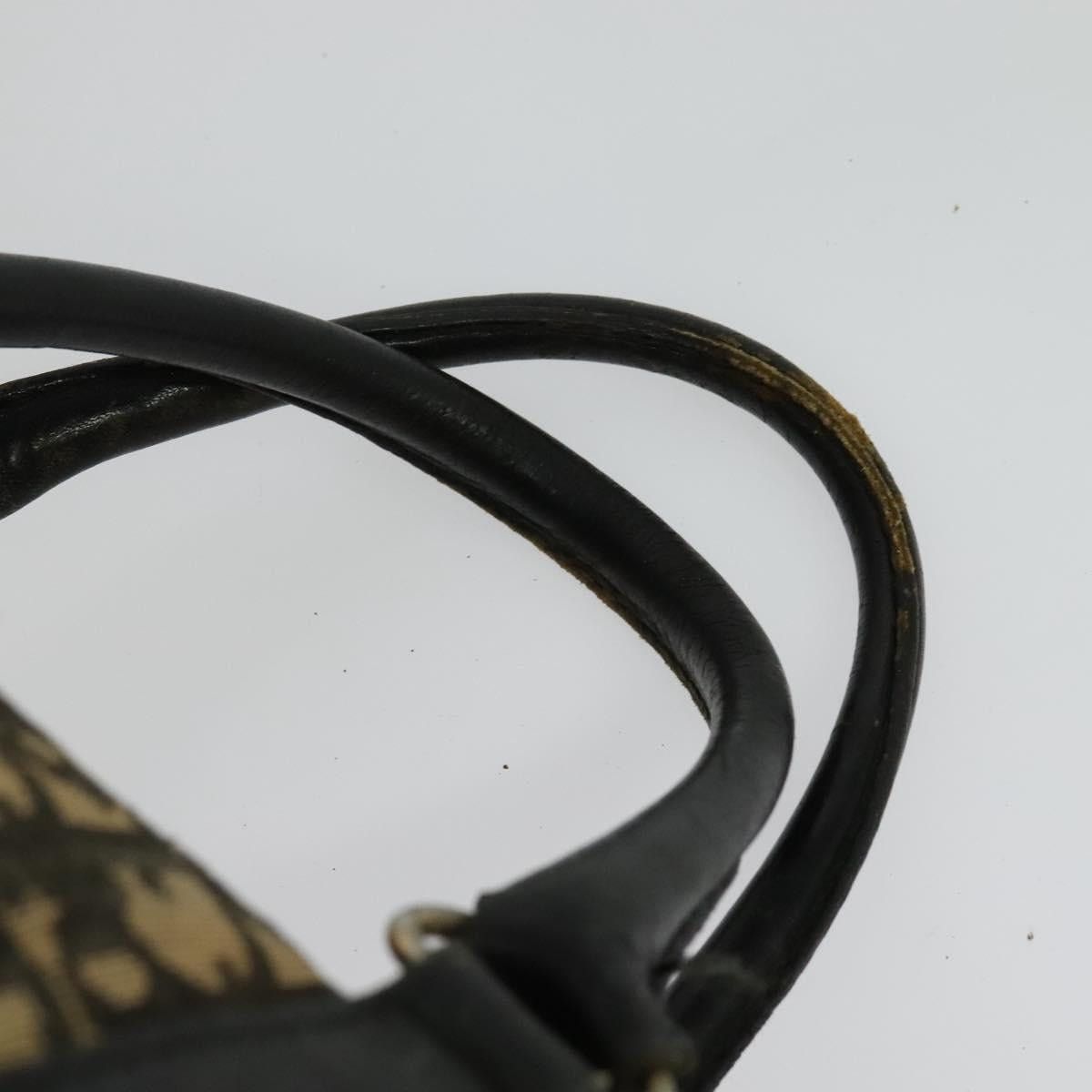 Dior DIOR Trotter Canvas Boston Bag Navy Gold Size ONE SIZE - 8 Thumbnail
