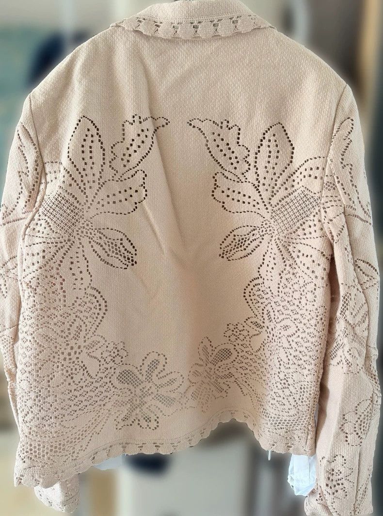 Valentino Valentino Openwork knitted jacket Size M / US 6-8 / IT 42-44 - 2 Thumbnail