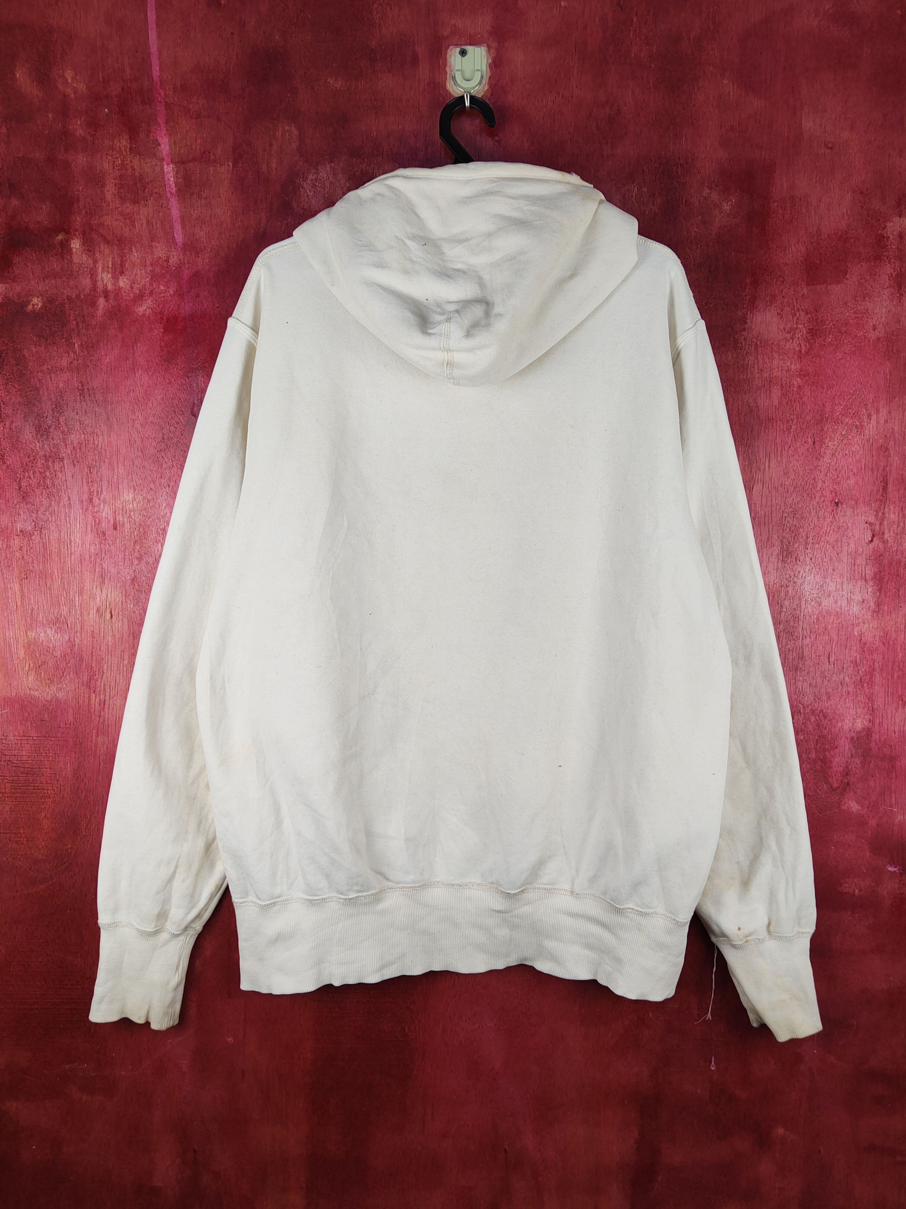 American Eagle Outfitters × Japanese Brand × Vintage American Eagle Outfitters White dirty Sweatshirts #S2041 Size US L / EU 52-54 / 3 - 9 Thumbnail