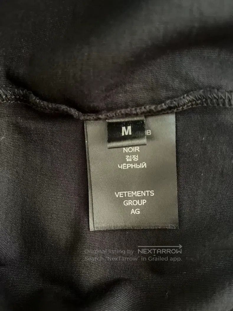 Vetements VETEMENTS Slogan Logo Short Sleeve Size US M / EU 48-50 / 2 - 5 Thumbnail