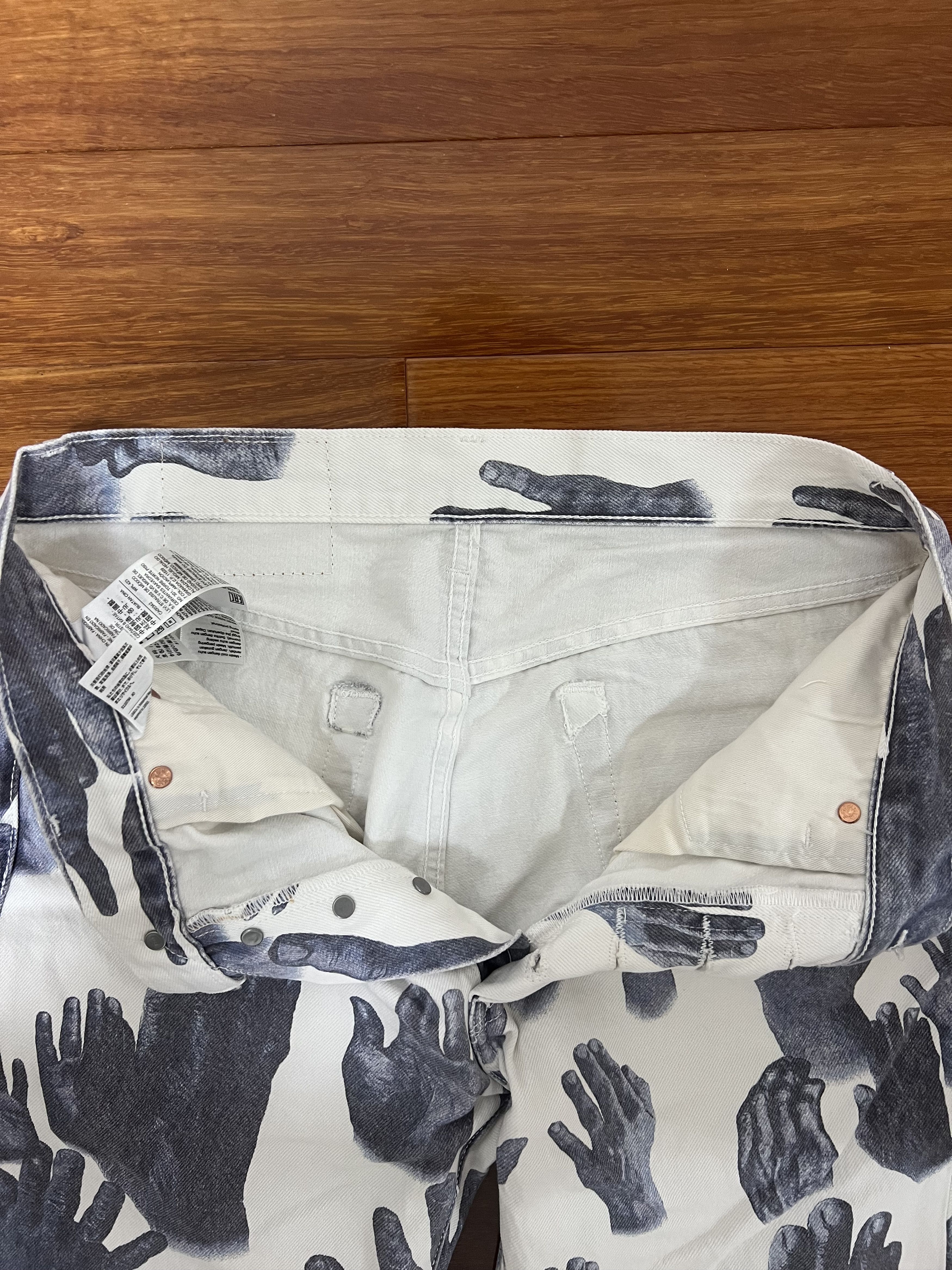 DENIM TEARS × Levi's 💚 Denim Tears x Levi's 501 Indigo Hands Jean NEW Size US 32 / EU 48 - 5 Thumbnail