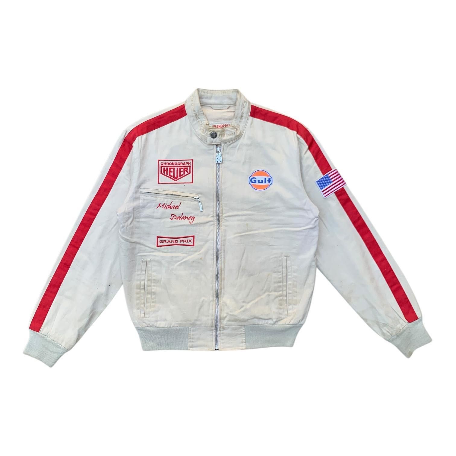 Heuer Gulf ジャケット Heuer Leather Jacket Tag Heuer Gulf Jacket Vintage Dakota Heuer