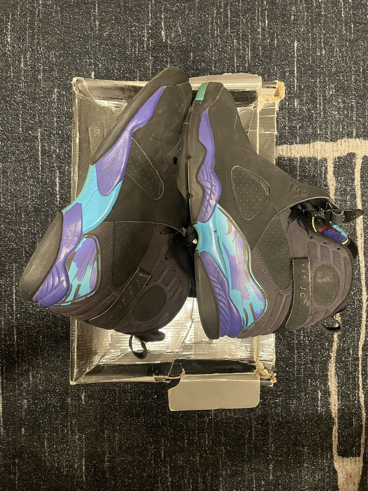 Jordan Brand 2007 air jordan aqua 8’s sz 10 Size US 10 / EU 43 - 3 Thumbnail