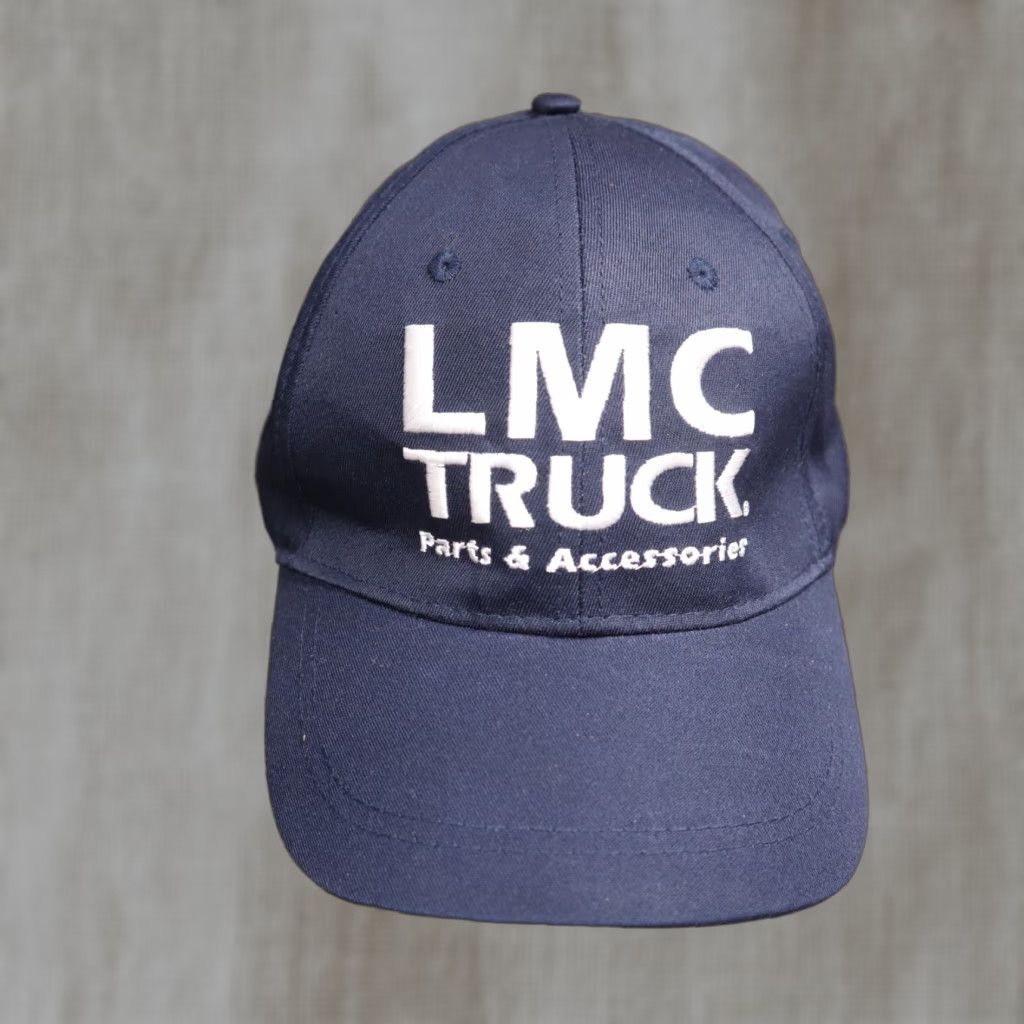 Vintage Baseball Cap LMC Truck Parts and Accessories Blue Snapback Hat Adult Adjustable Men's Unbranded Brand Leather? Size ONE SIZE - 1 Thumbnail