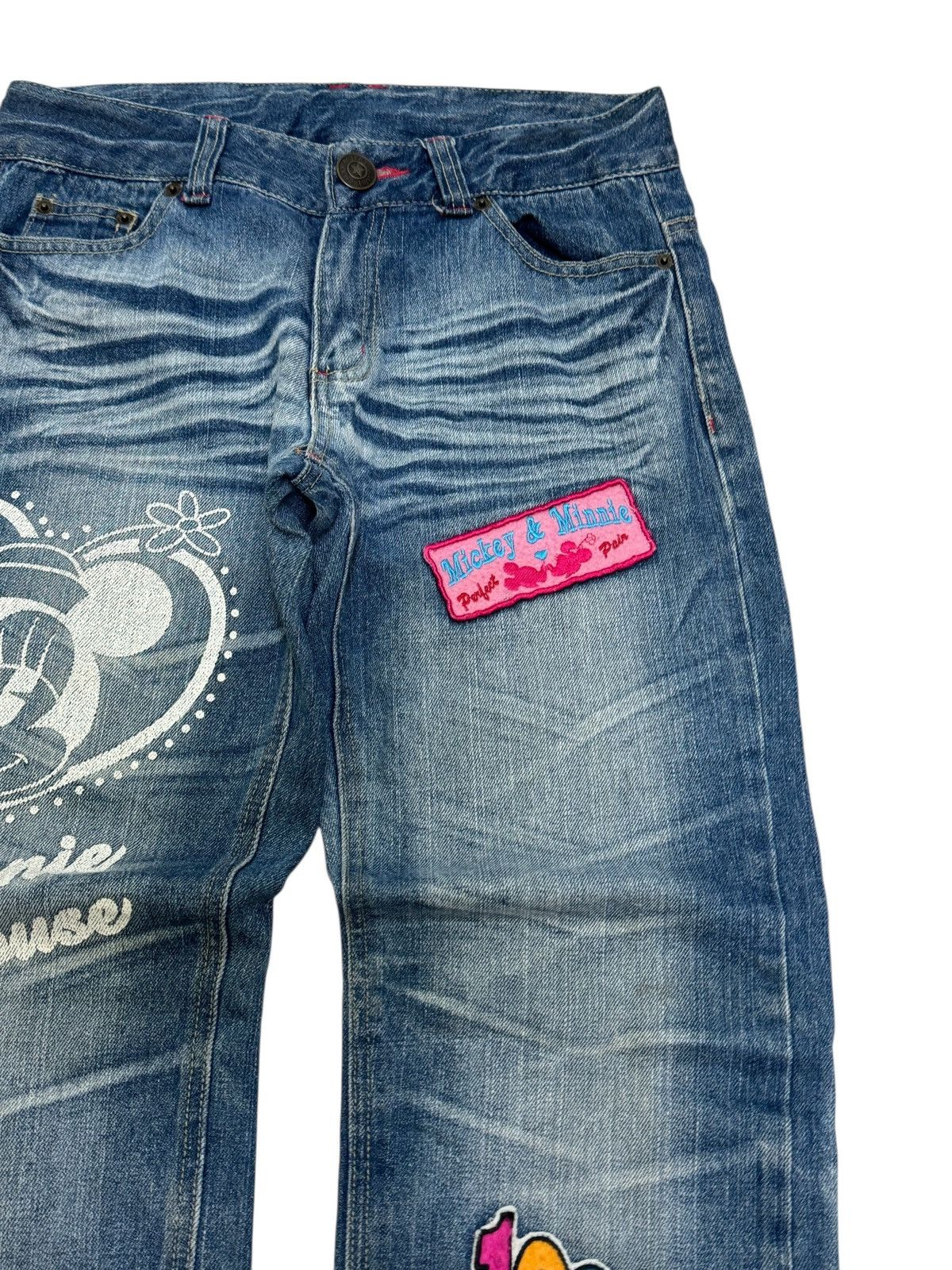 Disney DISNEY CHARACTER MINNIE MOUSE PRINTED LOW RISE DENIM Size 28" / US 6 / IT 42 - 5 Thumbnail