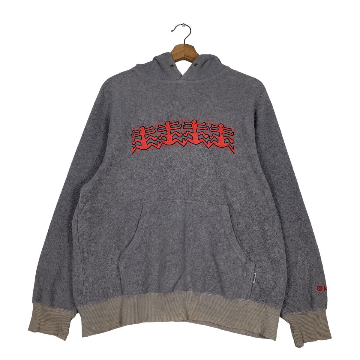 Keith Haring KEITH HARING GRAPHIC PULLOVER FLEECE HOODIES #0397-C18 Size US M / EU 48-50 / 2 - 9 Thumbnail