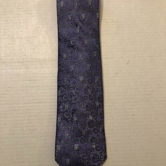Robert Talbott Robert talbott men's new purple 100%silk tie 4" X 60" Size ONE SIZE - 1 Thumbnail
