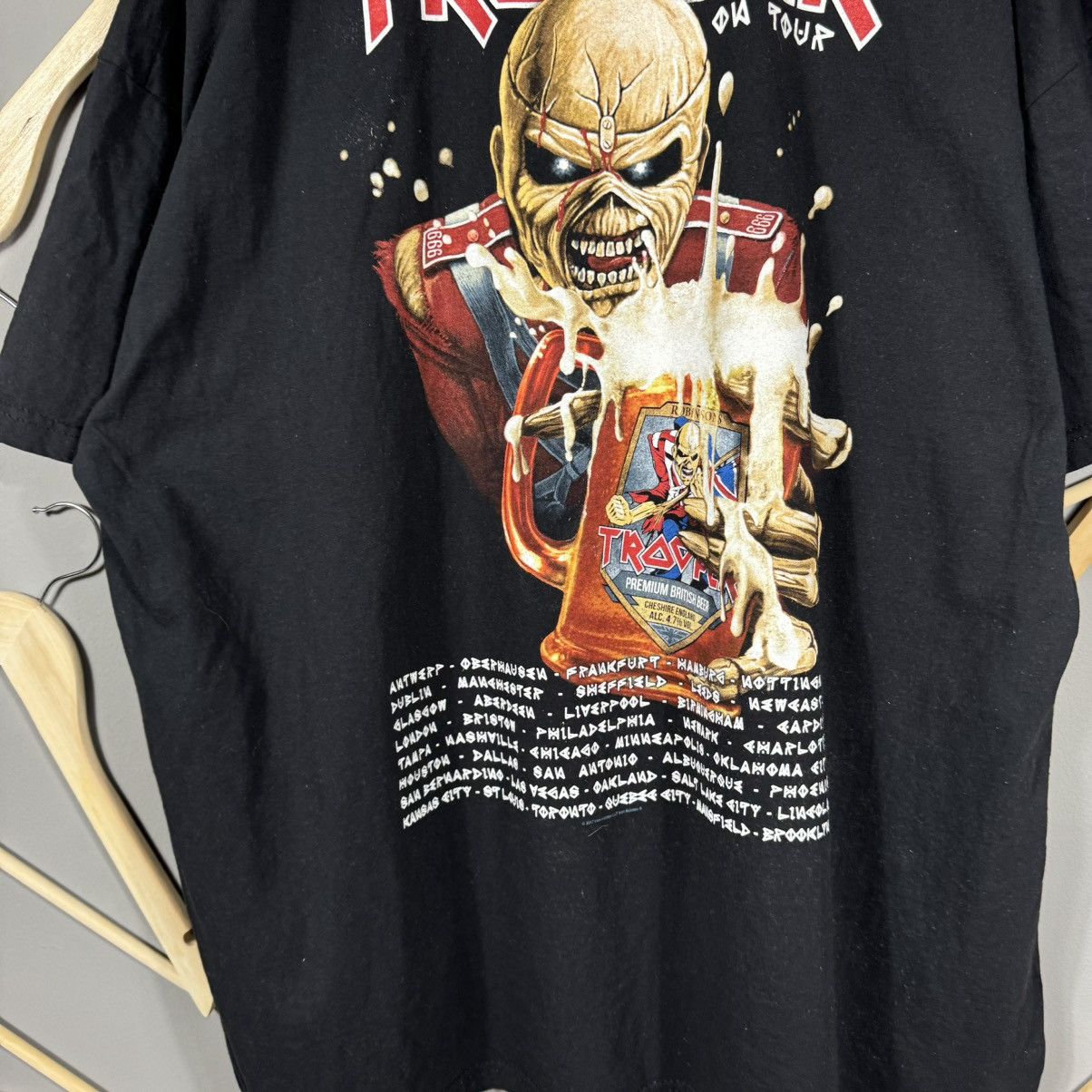 Band Tees × Iron Maiden Iron Maiden 2018 Trooper 3XL T-shirt Size US XXL / EU 58 / 5 - 8 Thumbnail