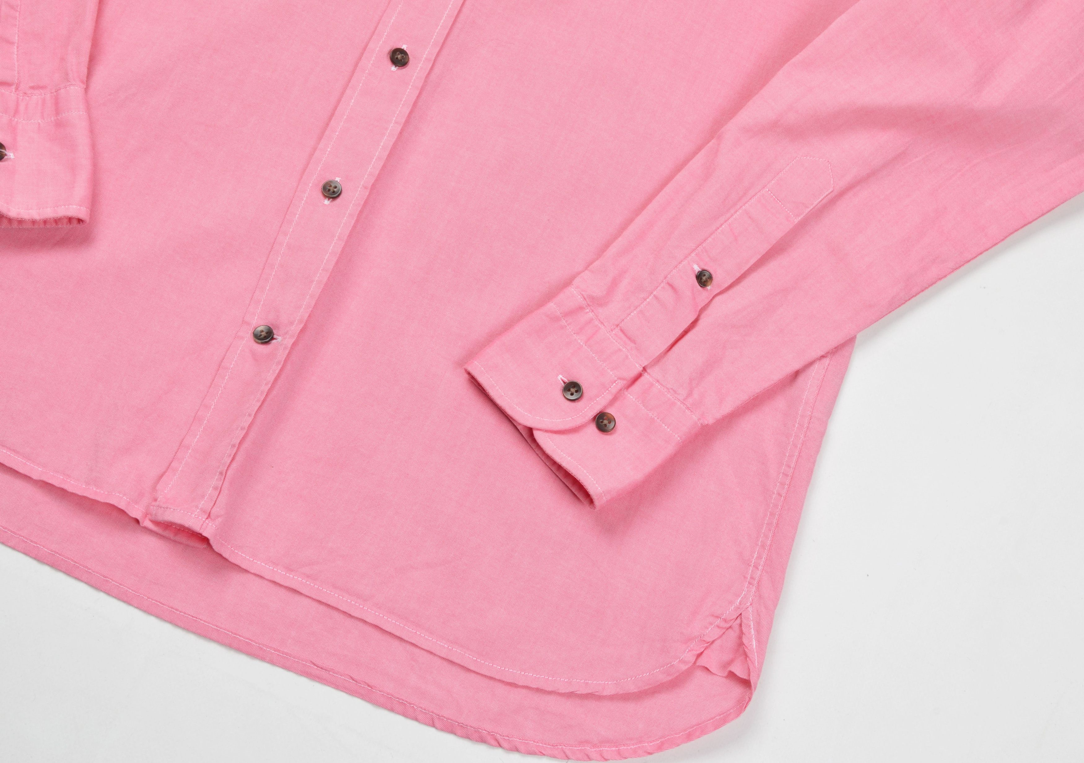 Suitsupply Suitsupply Pure Cotton Long Sleeve Pink Button Down Shirt Size US M / EU 48-50 / 2 - 3 Thumbnail