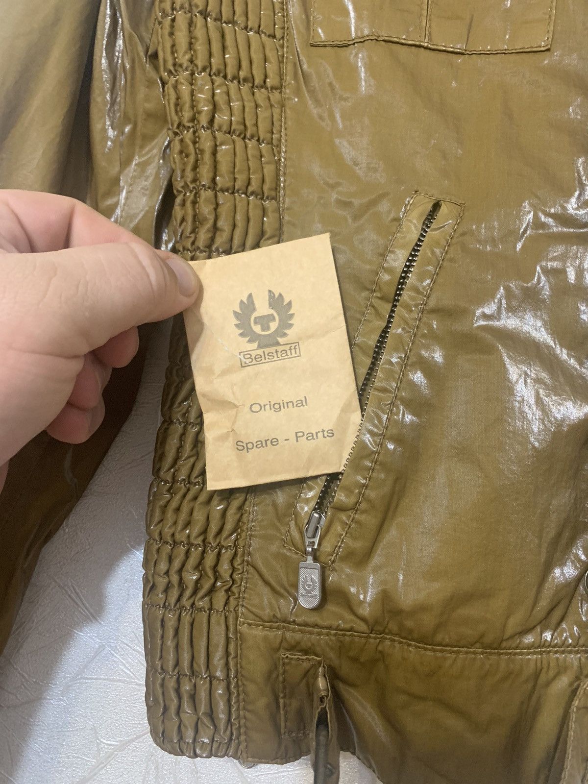 Belstaff Belstaff Gold Label Biker Gold Metallic Jacket Made In Italy Size M / US 6-8 / IT 42-44 - 16 Thumbnail
