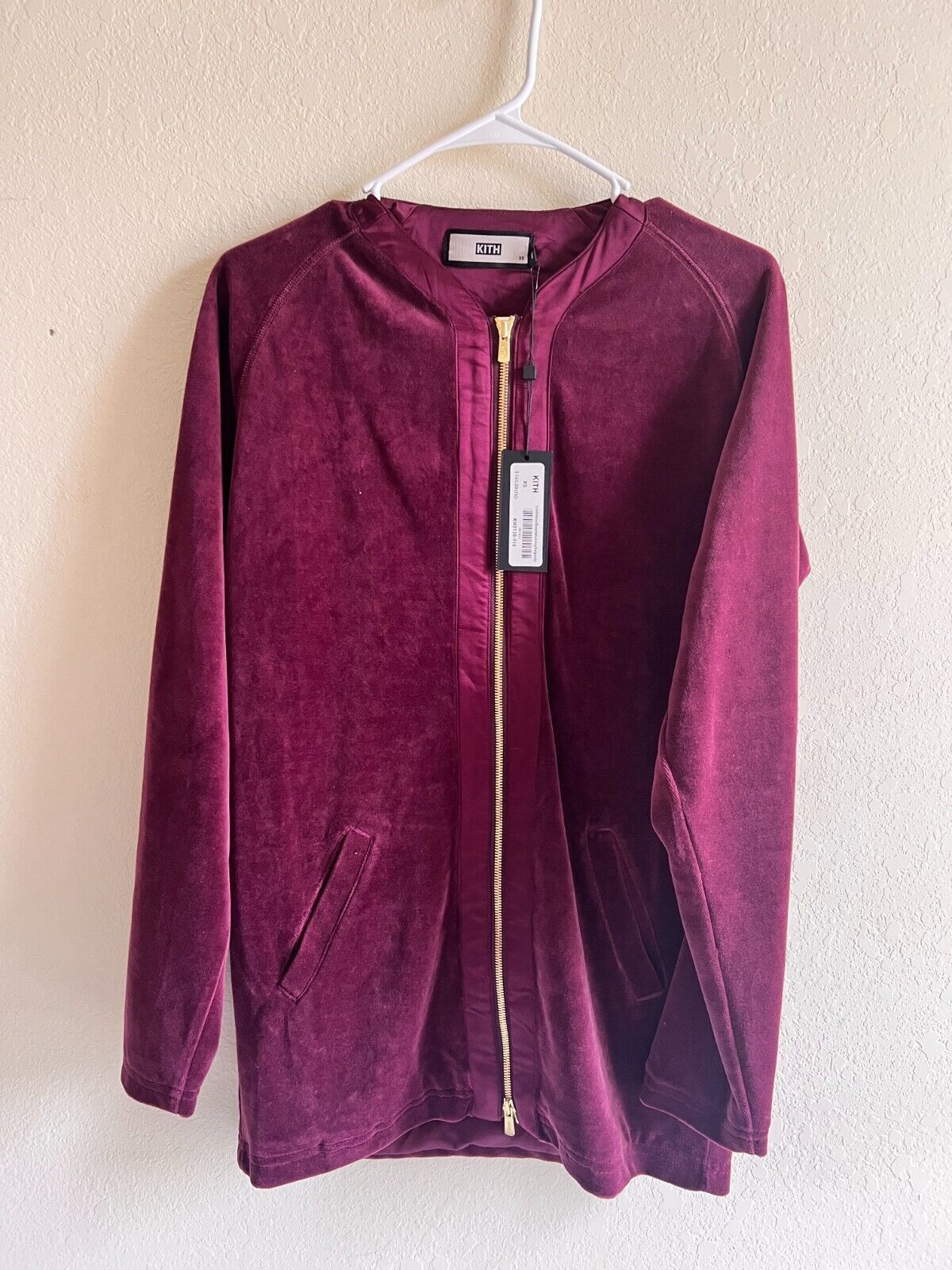 Kith Kith Lidl Velour Baseball Jersey XS Red Size US XS / EU 42 / 0 - 1 Thumbnail