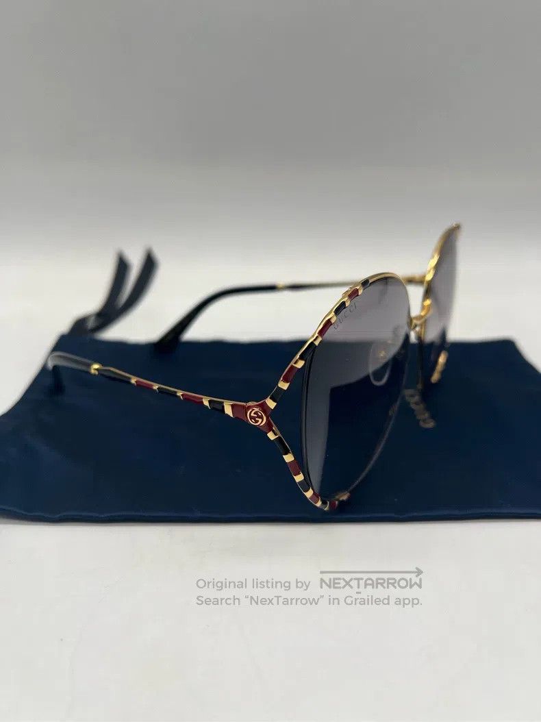 Gucci Gucci Bamboo joint sunglasses Size ONE SIZE - 3 Thumbnail
