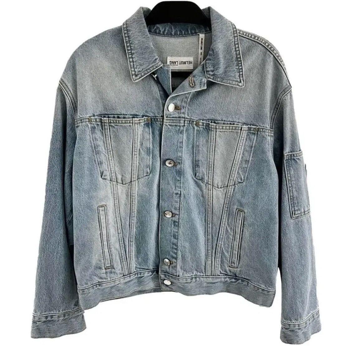 Helmut Lang Helmut Lang Fringe Denim Jacket Size US M / EU 48-50 / 2 - 2 Thumbnail