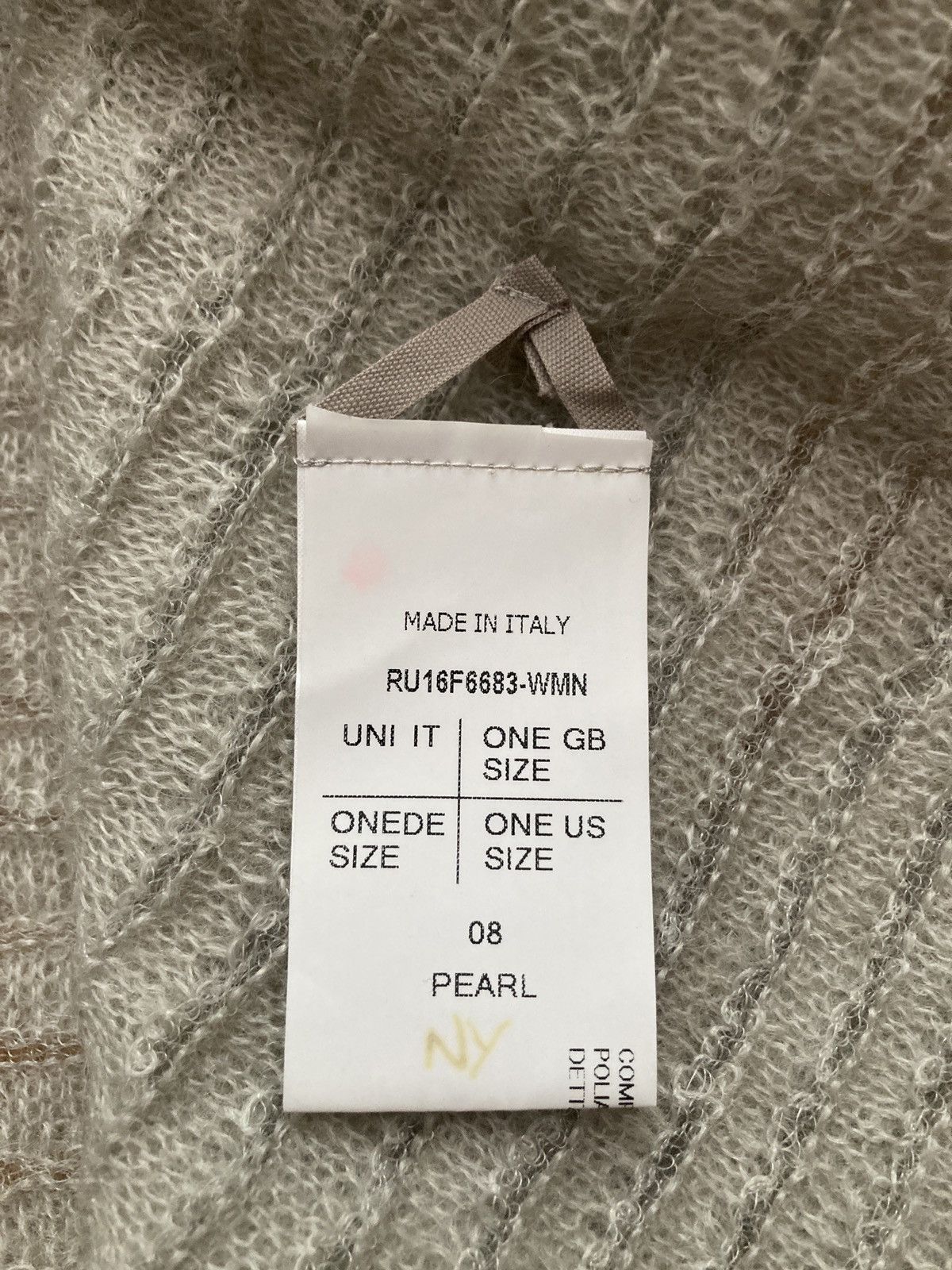 Rick Owens F/W 16 “MASTODON” Ribbed Mohair Sweater Rick Owens Size US L / EU 52-54 / 3 - 23 Thumbnail